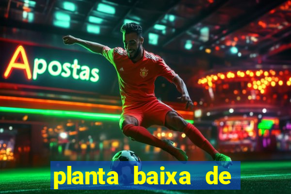 planta baixa de campo de futebol society